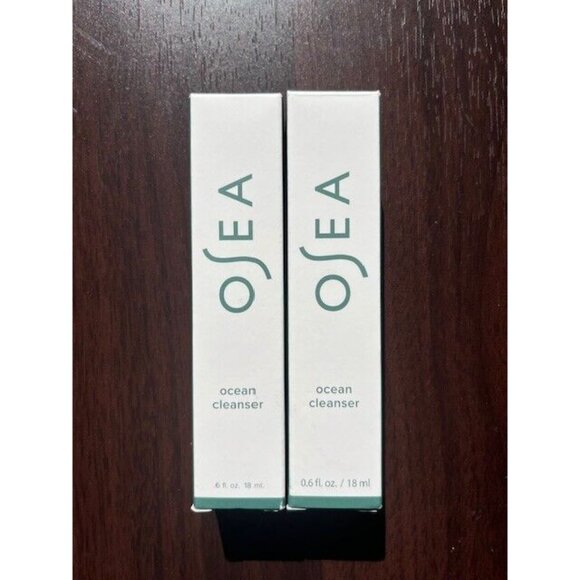 2 x Osea Ocean Facial Cleanser 0.6 oz / 18mL each Travel Size = 1.2 Malibu NIB - Picture 1 of 2